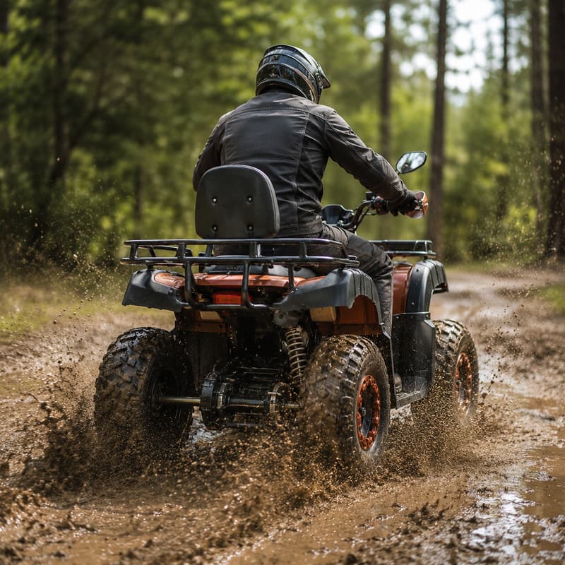 Outdoor Adventure Quad Biking - รถบักกี้สำหรับผู้ใหญ่แบบปรับแต่งได้ 4 ล้อ ATV สำหรับแข่งขัน รถควอดไบค์วิบาก