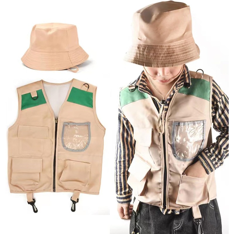 ชุดซาฟารีพร้อมเสื้อกั๊กและหมวก - Outdoor Adventure Game บทวิจารณ์และราคา