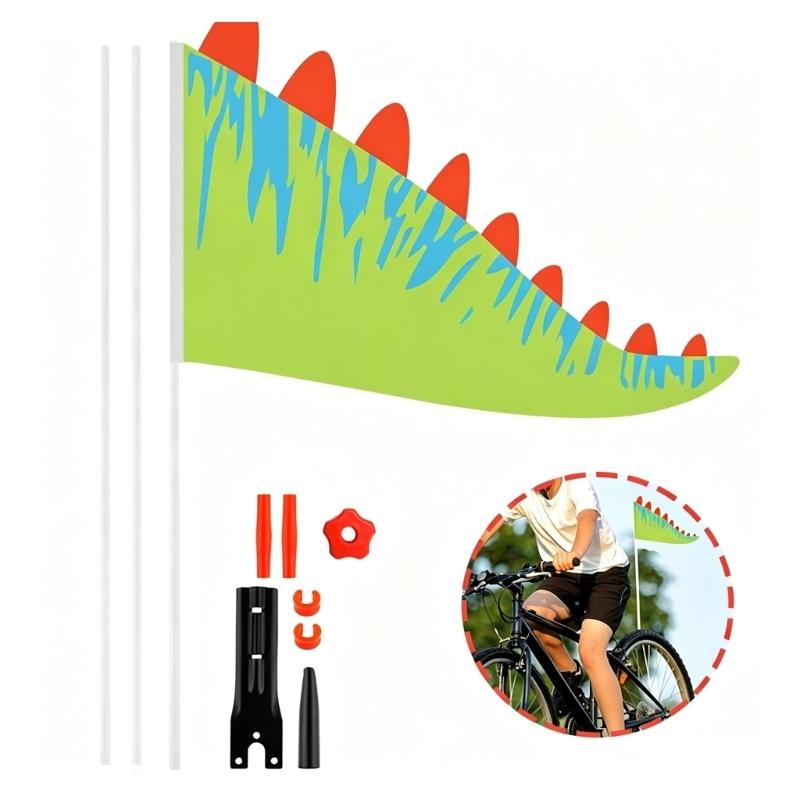 R6FE จักรยานเด็กสีสันสดใสธง 1. - Outdoor Adventure Degree บทวิจารณ์และราคา