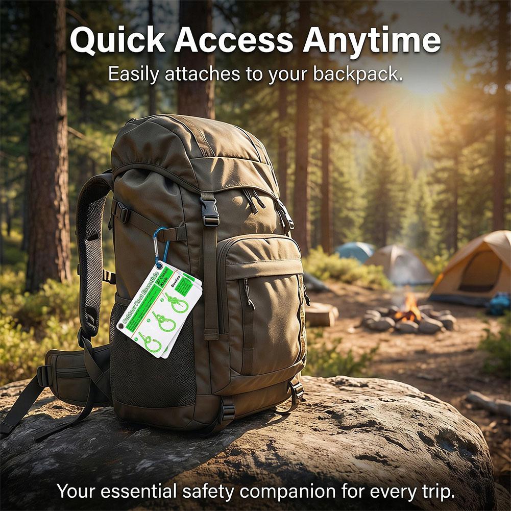คู่มือการผูกปมกลางแจ้งแบบพกพา  - Outdoor Adventure Guide บทวิจารณ์และราคา
